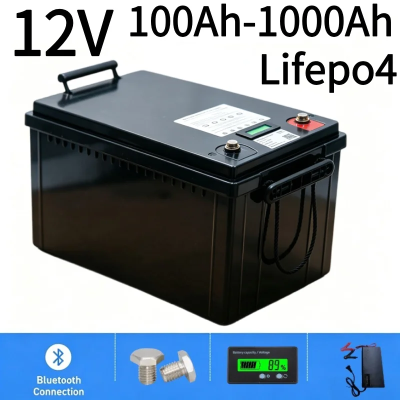 Akumulator litowo-żelazowo-fos – Lifepo4 12V 100Ah Bms Bluetooth recenzja i cena