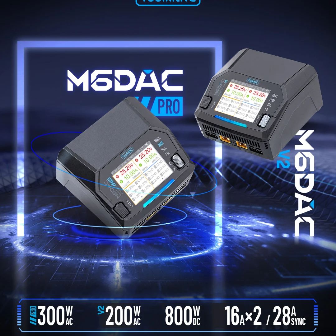 ToolkitRC M6DAC PRO M6DAC V2 D – Toolkitrc M6Dac Smart Charger recenzja i cena