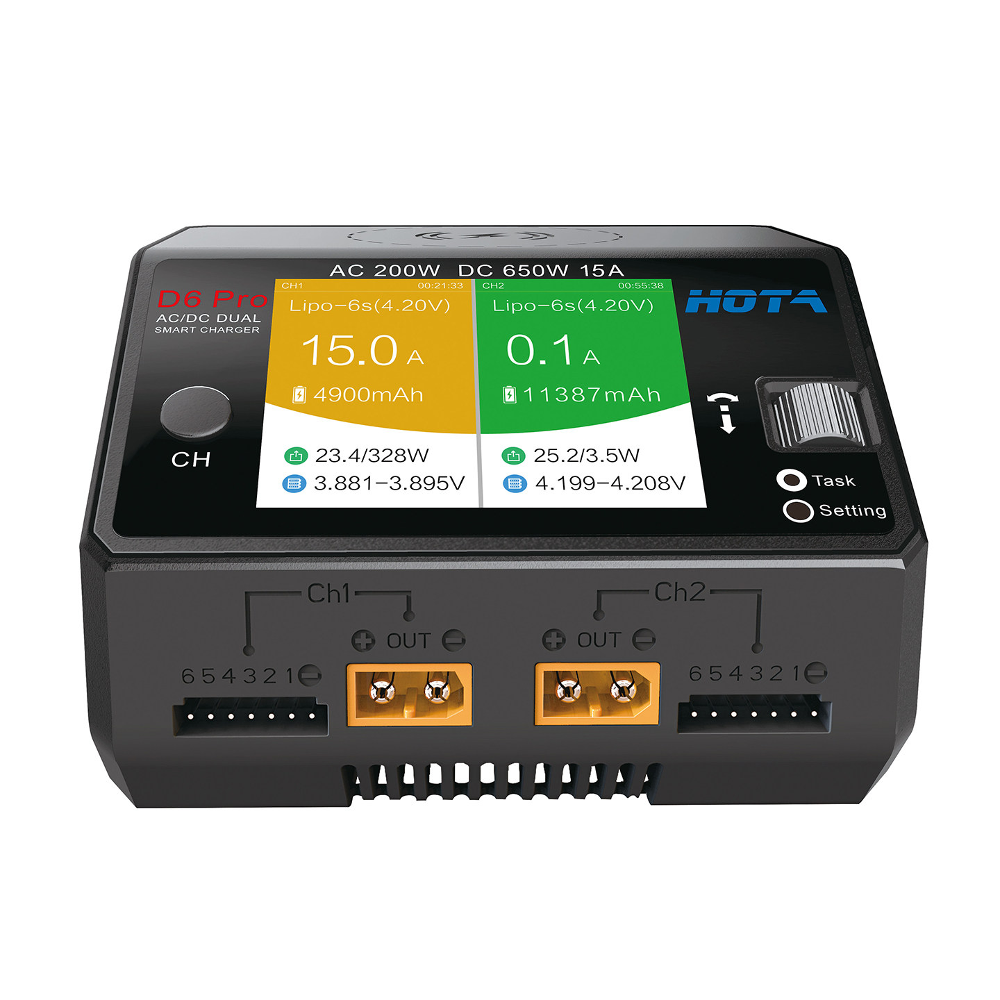 Ładowarka HOTA D6 Pro AC/DC Du – Hota D6 Pro Dual Lipo Charger recenzja i cena