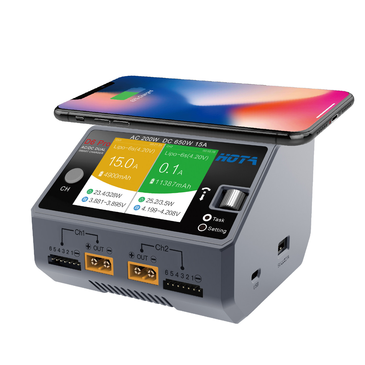 Ładowarka HOTA D6 Pro AC/DC Du – Hota D6 Pro Dual Lipo Charger recenzja i cena